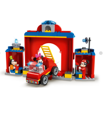 Lego Disney - Mickey and Friends Autopompa e Caserma di Topolino e i Suoi Amici con un Camion dei Pompieri Giocattolo - 10776 Lego Disney - Mickey and Friends Autopompa e Caserma di Topolino e i Suoi Amici con un Camion dei Pompieri Giocattolo - 10776