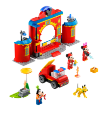 Lego Disney - Mickey and Friends Autopompa e Caserma di Topolino e i Suoi Amici con un Camion dei Pompieri Giocattolo - 10776 Lego Disney - Mickey and Friends Autopompa e Caserma di Topolino e i Suoi Amici con un Camion dei Pompieri Giocattolo - 10776