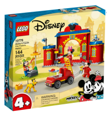 Lego Disney - Mickey and Friends Autopompa e Caserma di Topolino e i Suoi Amici con un Camion dei Pompieri Giocattolo - 10776 Lego Disney - Mickey and Friends Autopompa e Caserma di Topolino e i Suoi Amici con un Camion dei Pompieri Giocattolo - 10776