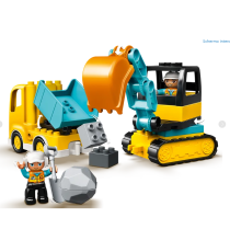 Lego Duplo Town - Camion e Scavatore Cingolato -  10931 Lego Duplo Town - Camion e Scavatore Cingolato -  10931