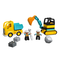 Lego Duplo Town - Camion e Scavatore Cingolato -  10931 Lego Duplo Town - Camion e Scavatore Cingolato -  10931
