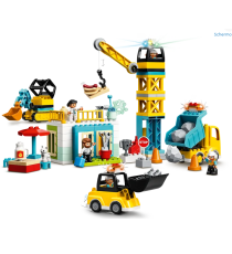 Lego Duplo - Cantiere Edile con Gru a Torre - 10933 Lego Duplo - Cantiere Edile con Gru a Torre - 10933