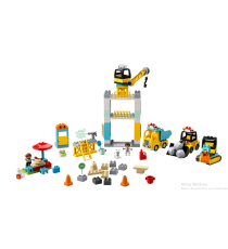 Lego Duplo - Cantiere Edile con Gru a Torre - 10933 Lego Duplo - Cantiere Edile con Gru a Torre - 10933