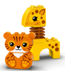 Lego Duplo - Il Treno degli Animali con Elefante, Tigre, Panda e Giraffa - 10955 Lego Duplo - Il Treno degli Animali con Elefante, Tigre, Panda e Giraffa - 10955