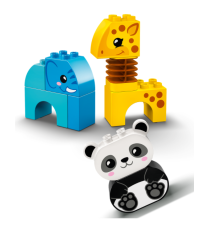 Lego Duplo - Il Treno degli Animali con Elefante, Tigre, Panda e Giraffa - 10955 Lego Duplo - Il Treno degli Animali con Elefante, Tigre, Panda e Giraffa - 10955