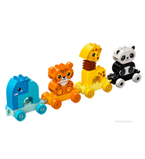 Lego Duplo - Il Treno degli Animali con Elefante, Tigre, Panda e Giraffa - 10955 Lego Duplo - Il Treno degli Animali con Elefante, Tigre, Panda e Giraffa - 10955