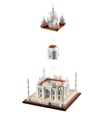 Lego Architecture - Taj Mahal - Lego 21056  Introvabile da collezione Anni 18+ 2022pz
