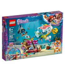 Lego Friends - La Missione di Soccorso dei Delfini - Playset con Barca e Sottomarino, Relitto e Figure dei Delfini - 41378 Lego Friends - La Missione di Soccorso dei Delfini - Playset con Barca e Sottomarino, Relitto e Figure dei Delfini - 41378