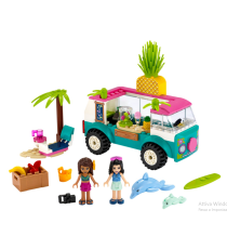 Lego Friends - Il Furgone dei Frullati - Playset con Emma, 2 Delfini e Una Spiaggia - 41397 Lego Friends - Il Furgone dei Frullati - Playset con Emma, 2 Delfini e Una Spiaggia - 41397