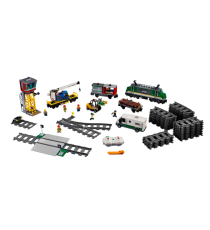 Lego City - Treno Merci - Motore Alimentato a Batteria - Connessione Bluetooth RC - 60198 Lego City - Treno Merci - Motore Alimentato a Batteria - Connessione Bluetooth RC - 60198