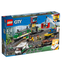 Lego City - Treno Merci - Motore Alimentato a Batteria - Connessione Bluetooth RC - 60198 Lego City - Treno Merci - Motore Alimentato a Batteria - Connessione Bluetooth RC - 60198