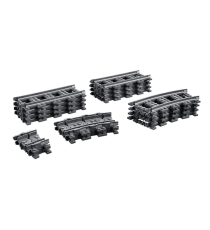 Lego City - Binari - 20 Pezzi Set Accessori di Espansione - 60205 Lego City - Binari - 20 Pezzi Set Accessori di Espansione - 60205