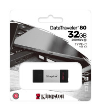 PENDRIVE 32GB USB-C DATATRAVELER DT80 KINGSTON DT80-32GB 32 GB USB 3.2 Gen 1 Drive Flash USB-C TYPE-C Fino a 200 MB/s in lettura PENDRIVE 32GB USB-C DATATRAVELER DT80 KINGSTON DT80-32GB 32 GB USB 3.2 Gen 1 Drive Flash USB-C TYPE-C Fino a 200 MB/s in lettura