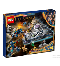 Lego Marvel - Super Heroes - L'Ascesa di Domo - Navicella Spaziale dal Film sugli Eternals con Minifigure di 2 Devianti - 76156 Lego Marvel - Super Heroes - L'Ascesa di Domo - Navicella Spaziale dal Film sugli Eternals con Minifigure di 2 Devianti - 76156