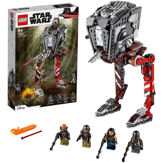 Lego Star Wars - Raider AT-ST - Lego 75254 Set con Veicolo Provvisto di Cannoni e 4 Minifigure The Mandalorian ANNI 8+