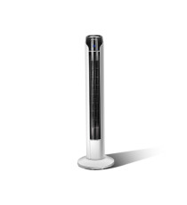 VENTILATORE A TORRETTA ELETTRONICO DIGITALE BIANCO-NERO - 3 VELOCITA' - SENZA PALE - 50W A COLONNA - OSCILLAZIONE 90 GRADI VENTILATORE A TORRETTA ELETTRONICO DIGITALE BIANCO-NERO - 3 VELOCITA' - SENZA PALE - 50W A COLONNA - OSCILLAZIONE 90 GRADI