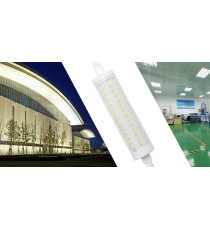 Lampadine led R7S 8W 78mm 1000 lumen 3000K luce calda D29xH78mm angolo 360 gradi equivale a 72W incadescenza