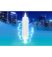 LAMPADINA LED R7S 5W 78mm 500 LUMEN 6500K LUCE FREDDA D15xH78mm ANGOLO 360 GRADI EQUIVALE A 42W INCADESCENZA ENERGETICA A+