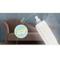 LAMPADINA LED R7S 5W 78mm 500 LUMEN 3000K LUCE CALDA D15xH78mm ANGOLO 360 GRADI EQUIVALE A 42W INCADESCENZA ENERGETICA A+
