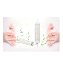 LAMPADINA LED R7S 5W 78mm 500 LUMEN 3000K LUCE CALDA D15xH78mm ANGOLO 360 GRADI EQUIVALE A 42W INCADESCENZA ENERGETICA A+