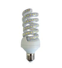 LAMPADINA LED SPIRALE B5 18W E27 1850 LUMEN 4000K LUCE NATURALE D61XH160mm ANGOLO 360 GRADI EQUIVALE 118W INCADESCENZA CLASSE A+ LAMPADINA LED SPIRALE B5 18W E27 1850 LUMEN 4000K LUCE NATURALE D61XH160mm ANGOLO 360 GRADI EQUIVALE 118W INCADESCENZA CLASSE A+