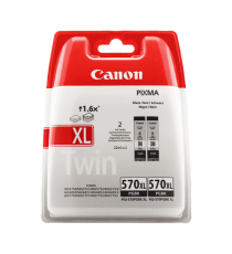 TWIN PACK ORIGINALE CANON PGI-570BK 0318C007 CONFEZIONE DOPPIA PER CANON PIXMA MG5700 MG6800 MG7700 22mlX2PZ MULTIPACK TWIN PACK ORIGINALE CANON PGI-570BK 0318C007 CONFEZIONE DOPPIA PER CANON PIXMA MG5700 MG6800 MG7700 22mlX2PZ MULTIPACK