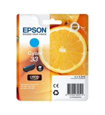 EPSON T3342 CIANO C13T33424010 CARTUCCIA ORIGINALE PER EPSON EXPRESSION PREMIUM XP530 XP630 XP635 XP830 33 CAPACITA 4,5ML EPSON T3342 CIANO C13T33424010 CARTUCCIA ORIGINALE PER EPSON EXPRESSION PREMIUM XP530 XP630 XP635 XP830 33 CAPACITA 4,5ML