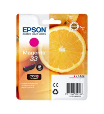 EPSON T3343 MAGENTA C13T33434010 CARTUCCIA ORIGINALE PER EPSON EXPRESSION PREMIUM XP530 XP630 XP635 XP830 33 CAPACITA 4,5ML