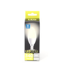 LAMPADINA LED A5 C37 4W ATTACCO E14 COLOR BOX 340 LUMEN 4000K LUCE NATURALE ANGOLO 280 D37H100mm EQUIVALE 31W INCANDESCENZA LAMPADINA LED A5 C37 4W ATTACCO E14 COLOR BOX 340 LUMEN 4000K LUCE NATURALE ANGOLO 280 D37H100mm EQUIVALE 31W INCANDESCENZA