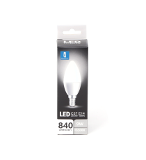 LAMPADINA LED A5 C37 9W ATTACCO E14 COLOR BOX 840 LUMEN 6500K LUCE CALDA FREDDA 280 D37H112mm EQUIVALE 62W INCANDESCENZA LAMPADINA LED A5 C37 9W ATTACCO E14 COLOR BOX 840 LUMEN 6500K LUCE CALDA FREDDA 280 D37H112mm EQUIVALE 62W INCANDESCENZA