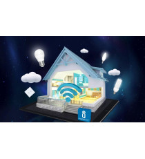 PLAFONIERA SMART 18W WIFI RGB+CCT (3000K-6500K) 1300 LUMEN D340*H80mm COMPATIBILE CON ALEXA E GOOGLE ASSISTANT - AIGOSTAR