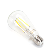 LAMPADINA SMART LED A FILAMENTO ST64 6W E27 WIFI CCT 2700K-6500K 850 LUMEN D64H138mm COMPATIBILE CON ALEXA E GOOGLE ASSISTANT LAMPADINA SMART LED A FILAMENTO ST64 6W E27 WIFI CCT 2700K-6500K 850 LUMEN D64H138mm COMPATIBILE CON ALEXA E GOOGLE ASSISTANT