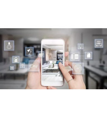 LAMPADINA SMART LED GU10 7W C37 WIFI RGB+CCT 3000K-6500K 450 LUMEN D50*H72mm COMPATIBILE CON ALEXA E GOOGLE ASSISTANT FARETTO