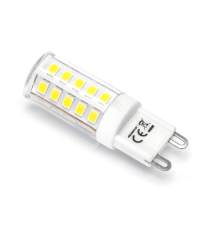 LAMPADINA LED G9 3.5W 350 LUMEN 6500K LUCE FREDDA L49W16H16mm ANGOLO 360 GRADI EQUIVALE A 32W INCADESCENZA - AIGOSTAR
