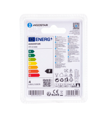 LAMPADINA LED G9 4W 400 LUMEN 6500K LUCE FREDDA L55W17H17mm ANGOLO 360 GRADI EQUIVALE A 35W INCADESCENZA - AIGOSTAR