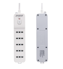 MULTIPRESA CIABATTA ELETTRICA 5 POSTI CON INTERRUTTORE GENERALE CAVO DA 1,5 METRI SPINA:10A 250V 2P+E PRESA:5-WAY P17/P11