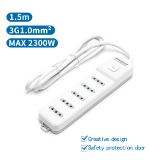 MULTIPRESA CIABATTA ELETTRICA 5 POSTI CON INTERRUTTORE GENERALE CAVO DA 1,5 METRI SPINA:10A 250V 2P+E PRESA:10A 250V 5-WAY P11 MULTIPRESA CIABATTA ELETTRICA 5 POSTI CON INTERRUTTORE GENERALE CAVO DA 1,5 METRI SPINA:10A 250V 2P+E PRESA:10A 250V 5-WAY P11