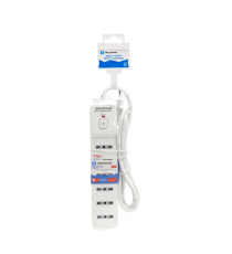 MULTIPRESA CIABATTA ELETTRICA 6 POSTI CON INTERRUTTORE GENERALE CAVO DA 1,5 METRI SPINA:10A 250V 2P+E PRESA:6-WAY P17/P11 MULTIPRESA CIABATTA ELETTRICA 6 POSTI CON INTERRUTTORE GENERALE CAVO DA 1,5 METRI SPINA:10A 250V 2P+E PRESA:6-WAY P17/P11