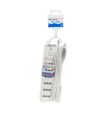 MULTIPRESA CIABATTA ELETTRICA 6 POSTI CON INTERRUTTORE GENERALE CAVO DA 5 METRI SPINA:10A 250V 2P+E PRESA:6-WAY P17/P11 MULTIPRESA CIABATTA ELETTRICA 6 POSTI CON INTERRUTTORE GENERALE CAVO DA 5 METRI SPINA:10A 250V 2P+E PRESA:6-WAY P17/P11
