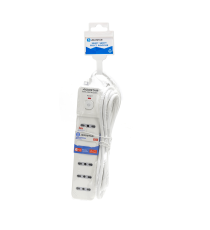 MULTIPRESA CIABATTA ELETTRICA 6 POSTI CON INTERRUTTORE GENERALE CAVO DA 3 METRI SPINA:10A 250V 2P+E PRESA:6-WAY P17/P11 MULTIPRESA CIABATTA ELETTRICA 6 POSTI CON INTERRUTTORE GENERALE CAVO DA 3 METRI SPINA:10A 250V 2P+E PRESA:6-WAY P17/P11