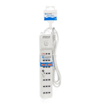 MULTIPRESA CIABATTA ELETTRICA 7 POSTI CON INTERRUTTORE GENERALE CAVO 1,5 METRI SPINA:16A 250V 2P+E PRESA:16A 250V 7-WAY P17/P11 MULTIPRESA CIABATTA ELETTRICA 7 POSTI CON INTERRUTTORE GENERALE CAVO 1,5 METRI SPINA:16A 250V 2P+E PRESA:16A 250V 7-WAY P17/P11