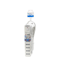 MULTIPRESA CIABATTA ELETTRICA 7 POSTI CON INTERRUTTORE GENERALE CAVO DA 3 METRI SPINA:10A 250V 2P+E PRESA:7-WAY P17/P11 MULTIPRESA CIABATTA ELETTRICA 7 POSTI CON INTERRUTTORE GENERALE CAVO DA 3 METRI SPINA:10A 250V 2P+E PRESA:7-WAY P17/P11