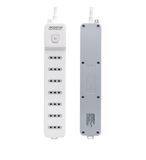 MULTIPRESA CIABATTA ELETTRICA 7 POSTI CON INTERRUTTORE GENERALE CAVO DA 3 METRI SPINA:10A 250V 2P+E PRESA:10A 250V 7-WAY P11 MULTIPRESA CIABATTA ELETTRICA 7 POSTI CON INTERRUTTORE GENERALE CAVO DA 3 METRI SPINA:10A 250V 2P+E PRESA:10A 250V 7-WAY P11