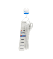 MULTIPRESA CIABATTA ELETTRICA 7 POSTI CON INTERRUTTORE GENERALE CAVO DA 5 METRI SPINA:10A 250V 2P+E PRESA:10A 250V 7-WAY P11 MULTIPRESA CIABATTA ELETTRICA 7 POSTI CON INTERRUTTORE GENERALE CAVO DA 5 METRI SPINA:10A 250V 2P+E PRESA:10A 250V 7-WAY P11