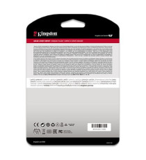 HARD DISK KINGSTON A400 2,5" SSD 120GB SA400S37/120G SATA Rev. 3.0 (6Gb/s) SATA 3 - STATO SOLIDO - VELOCITA LETTURA 500 MBs HARD DISK KINGSTON A400 2,5" SSD 120GB SA400S37/120G SATA Rev. 3.0 (6Gb/s) SATA 3 - STATO SOLIDO - VELOCITA LETTURA 500 MBs