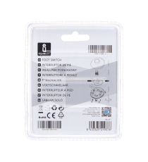 INTERRUTTORE A PEDALE CABLATO AC250V 2A - BIANCO - DESIGN ERGONOMICO - MATERIALE ALTA QUALITA' - AIGOSTAR INTERRUTTORE A PEDALE CABLATO AC250V 2A - BIANCO - DESIGN ERGONOMICO - MATERIALE ALTA QUALITA' - AIGOSTAR