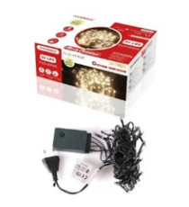 CATENA LUMINOSA LED DA 100 LUCCIOLE DA INTERNO ARRANGO 57230 8,5MT LUCE CALDA BIANCA 8 GIOCHI LUMINOSI - FILO VERDE 220V-240V CATENA LUMINOSA LED DA 100 LUCCIOLE DA INTERNO ARRANGO 57230 8,5MT LUCE CALDA BIANCA 8 GIOCHI LUMINOSI - FILO VERDE 220V-240V