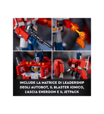 Lego Icons - Optimus Prime Transformers - modellino da costruire 2 in 1 - Lego 10302 Lego Icons - Optimus Prime Transformers - modellino da costruire 2 in 1 - Lego 10302