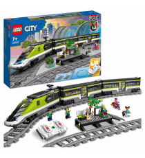Lego City - Treno passeggeri espresso - LEGO 60337 Con locomotiva giocattolo telecomandata con luci e binari - ANNI 7+ Lego City - Treno passeggeri espresso - LEGO 60337 Con locomotiva giocattolo telecomandata con luci e binari - ANNI 7+