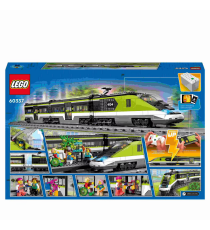 Lego City - Treno passeggeri espresso - LEGO 60337 Con locomotiva giocattolo telecomandata con luci e binari - ANNI 7+ Lego City - Treno passeggeri espresso - LEGO 60337 Con locomotiva giocattolo telecomandata con luci e binari - ANNI 7+